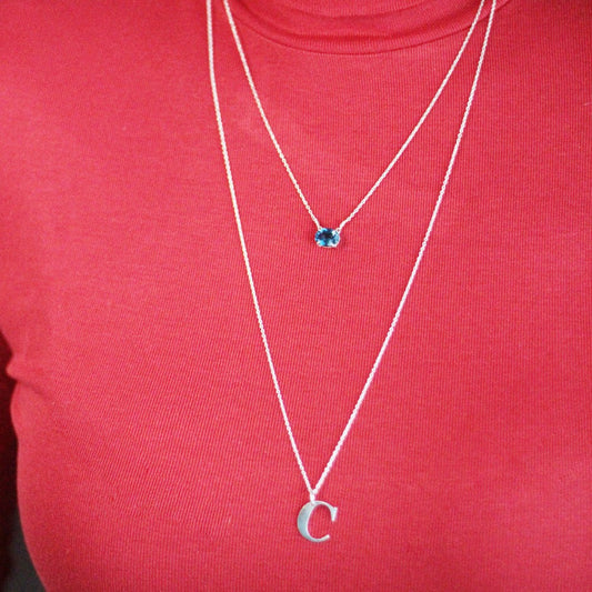 Pingente Haal Inicial Georgia - Prata 925