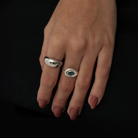 Anel Haal Bold - Prata 925