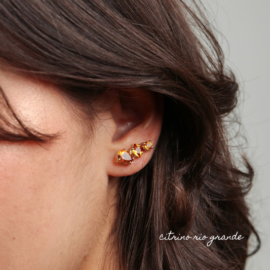 Brincos Haal EarCuff Amelie - Prata 925