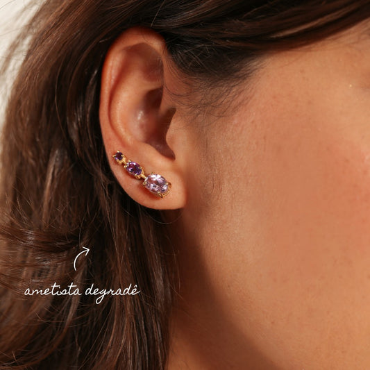 Brincos Haal EarCuff Babette - Prata 925