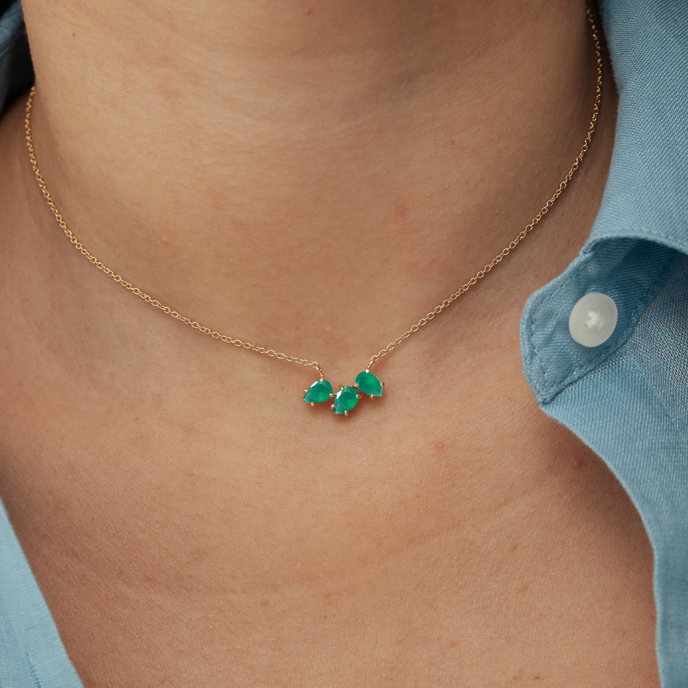 Colar Haal Leaf - Prata 925