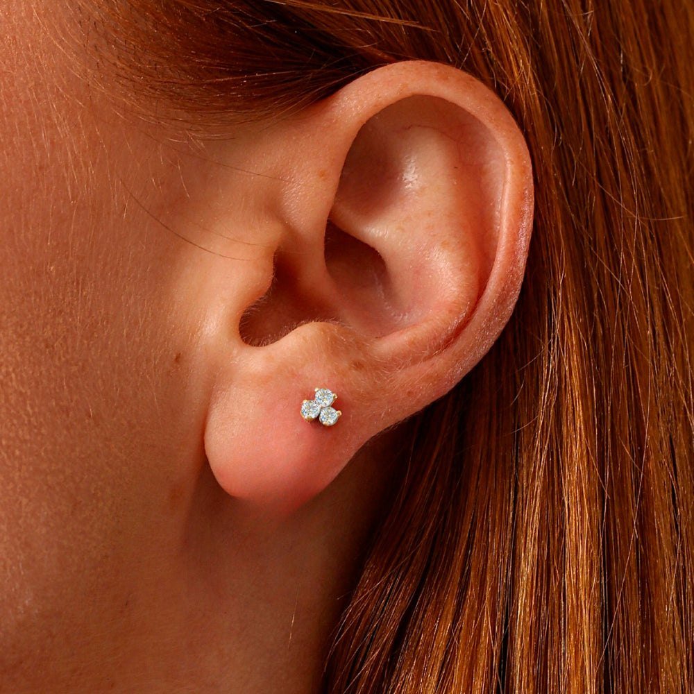 Brincos Haal Poá - Prata 925