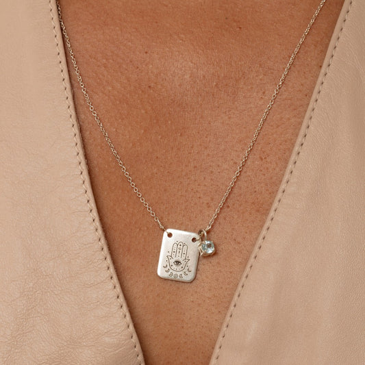 Colar Haal Hamsá - Prata 925