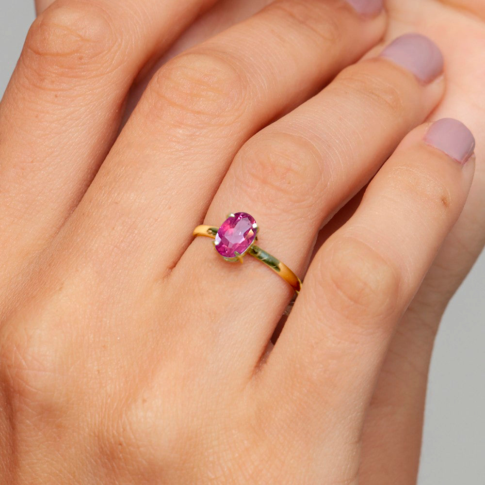 Anel Haal Oval Marie - Prata 925