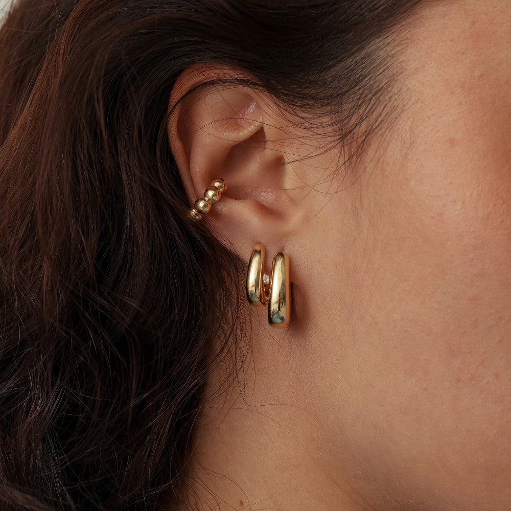 Piercing Pressão Haal Bolotas - Prata 925