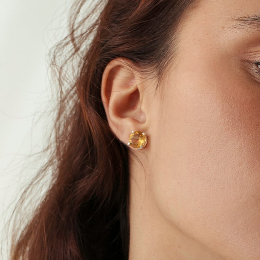 Brincos Haal Redondo Olivia - Prata 925