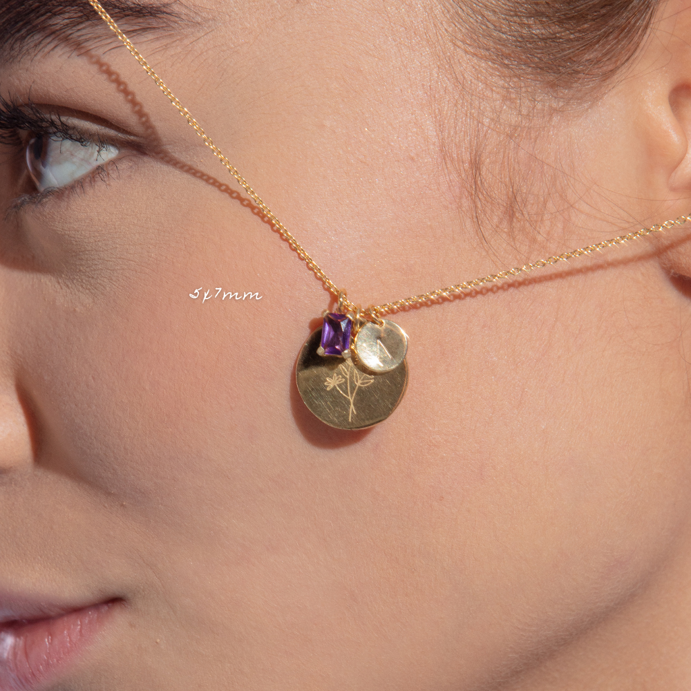 Pingente Haal Medalha Laura - Prata 925