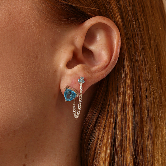 Brincos Haal Poá - Prata 925