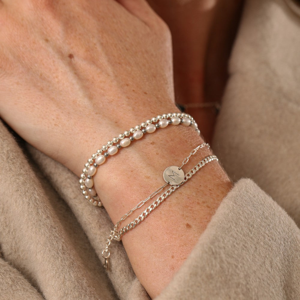 Pulseira Haal Mil Bolinhas - Prata 925