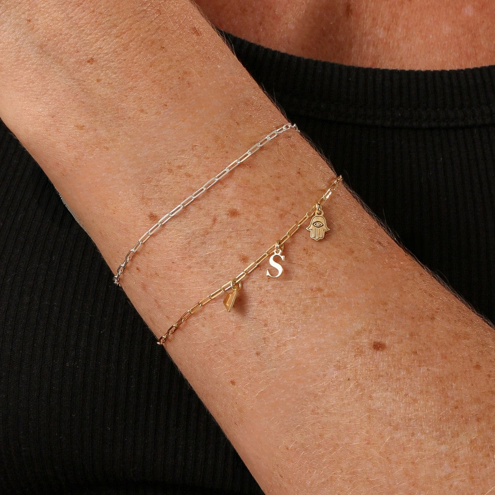 Pulseira Haal Elos Alongados - Prata 925