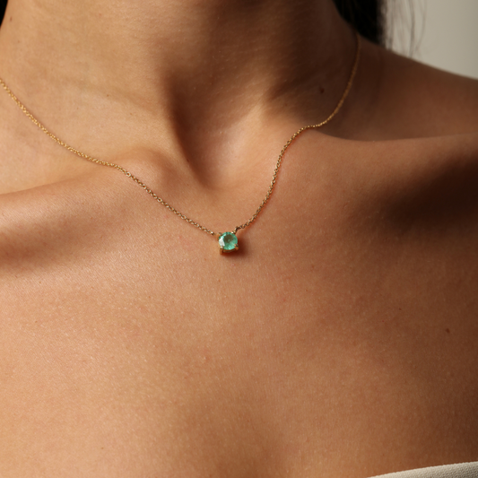 Colar Haal Esmeralda - Prata 925