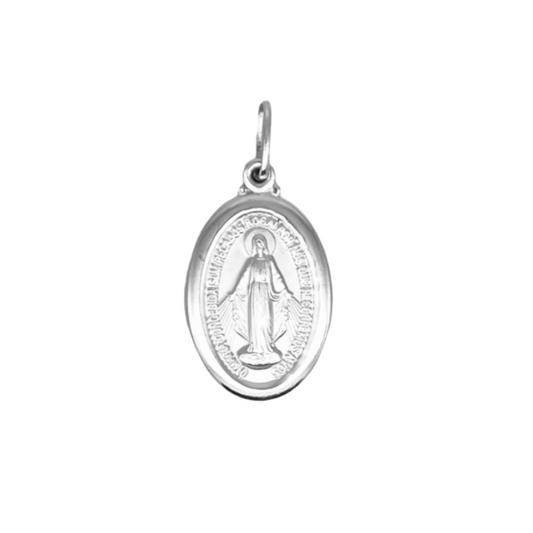 Pingente Haal Medalhinha Milagrosa - Prata 925