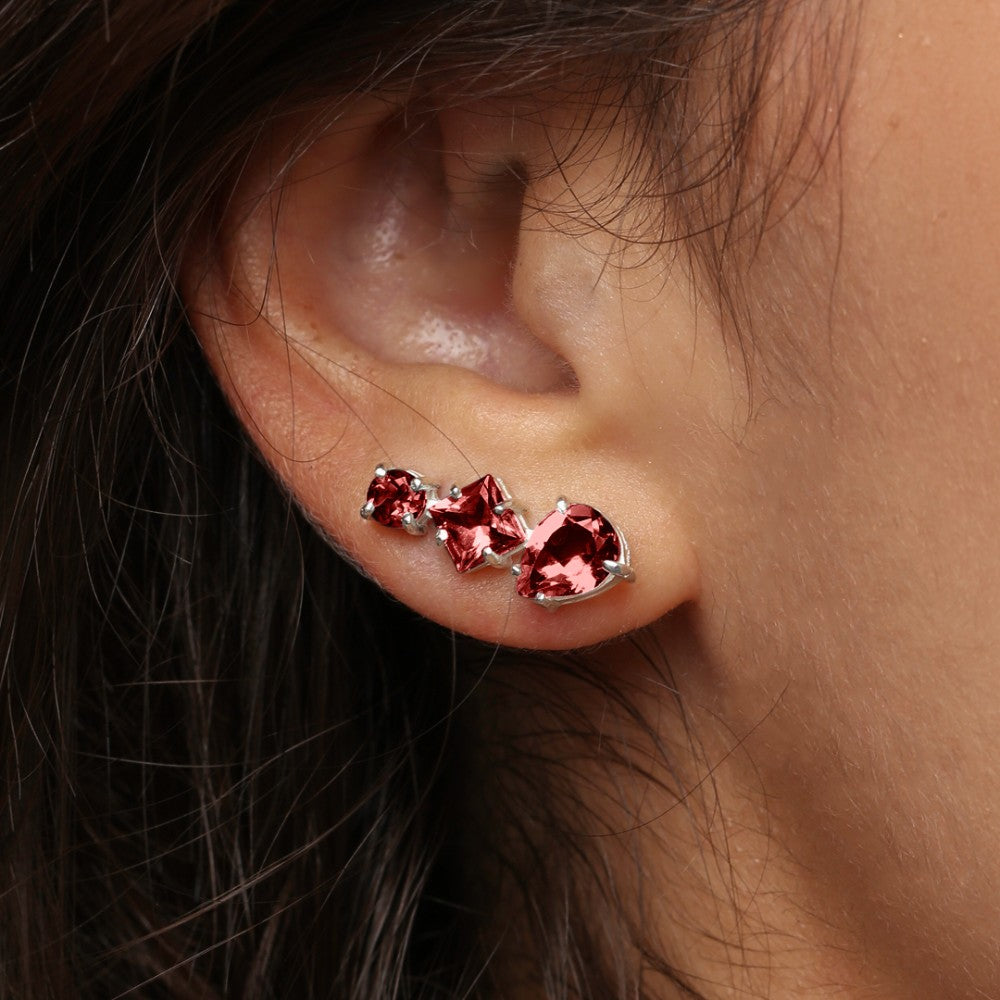 Brincos Haal EarCuff Amelie - Prata 925