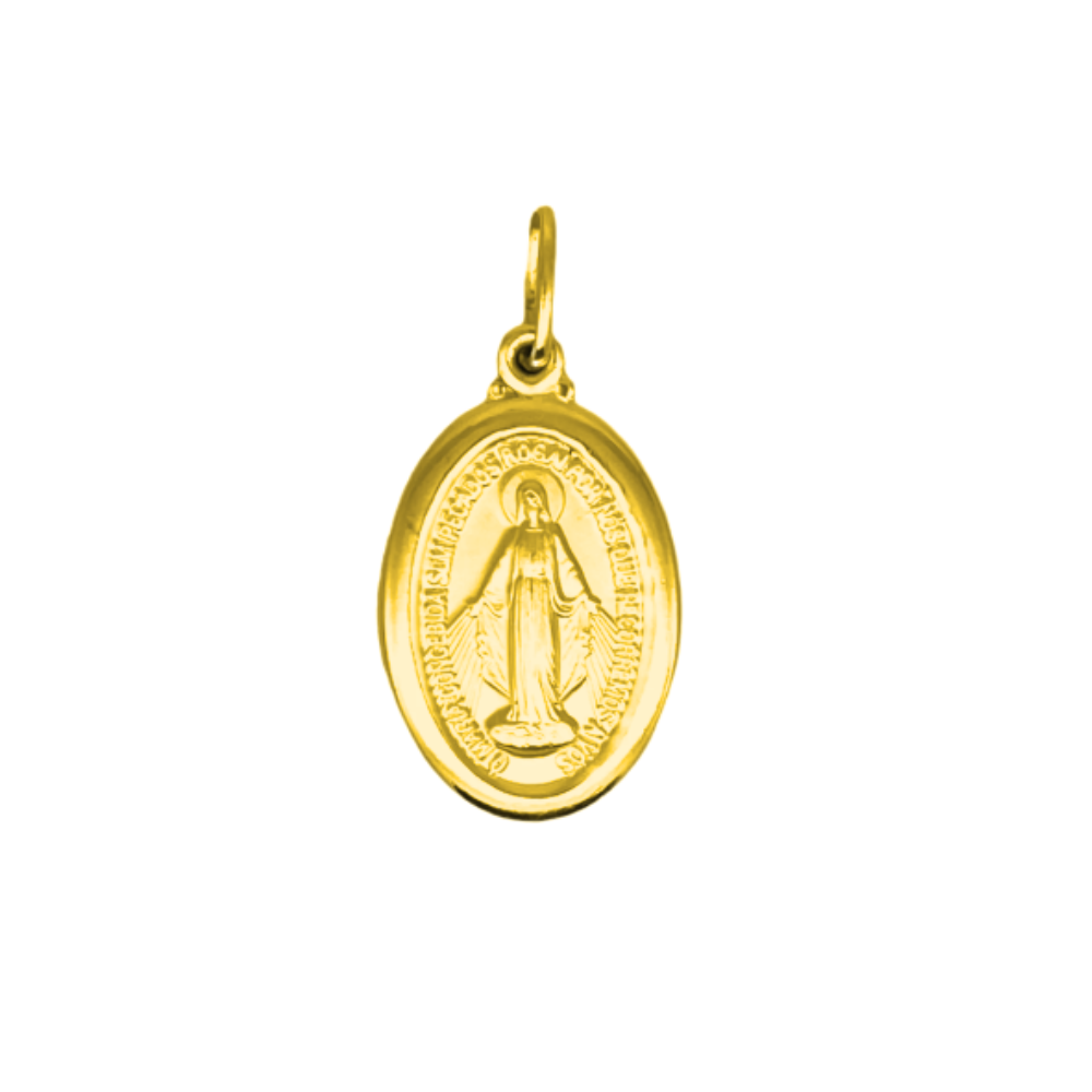 Pingente Haal Medalhinha Milagrosa - Prata 925