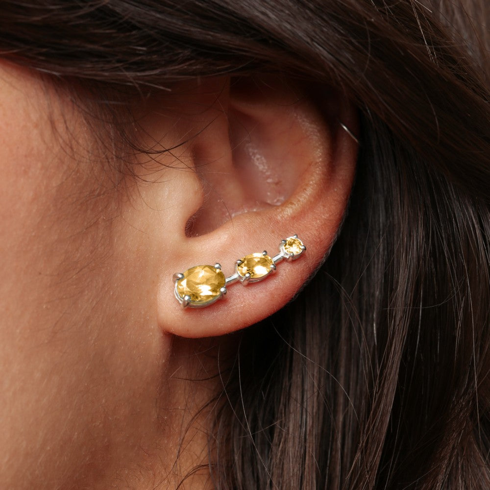 Brincos Haal EarCuff Babette - Prata 925