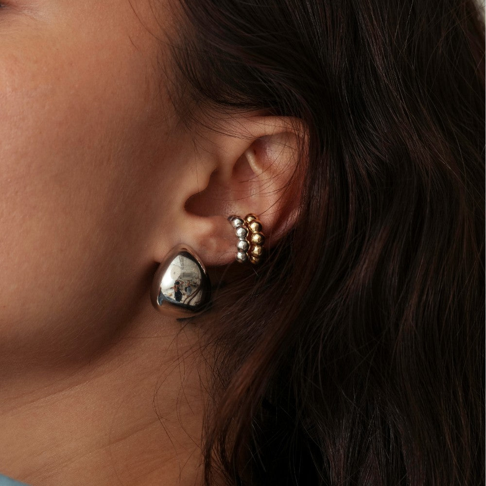 Piercing Pressão Haal Bolotas - Prata 925