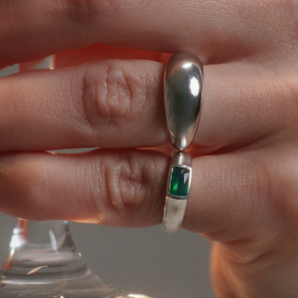 Anel Haal Luiza - Prata 925