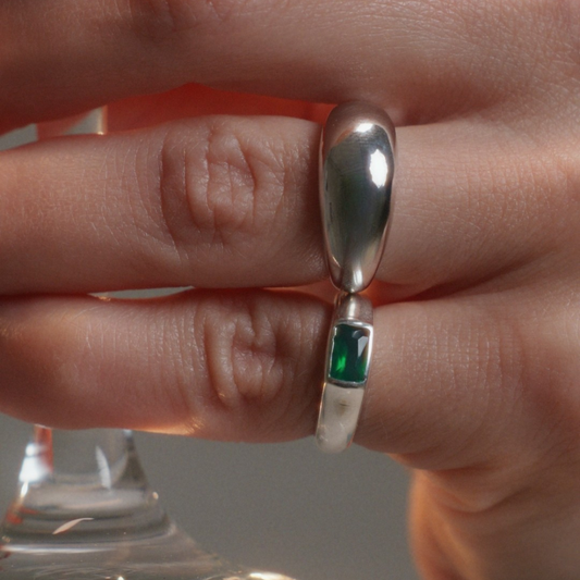 Anel Haal Luiza - Prata 925