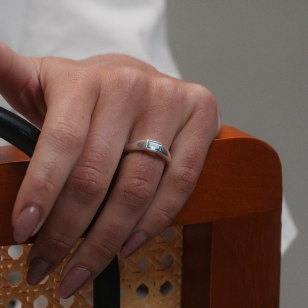 Anel Haal Luiza - Prata 925