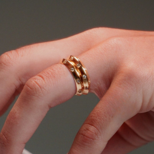 Anel Haal Pirâmide - Prata 925