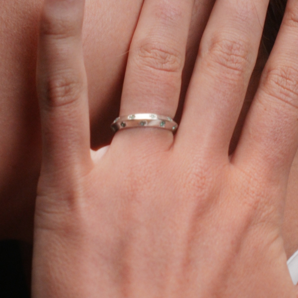 Anel Haal Pirâmide - Prata 925