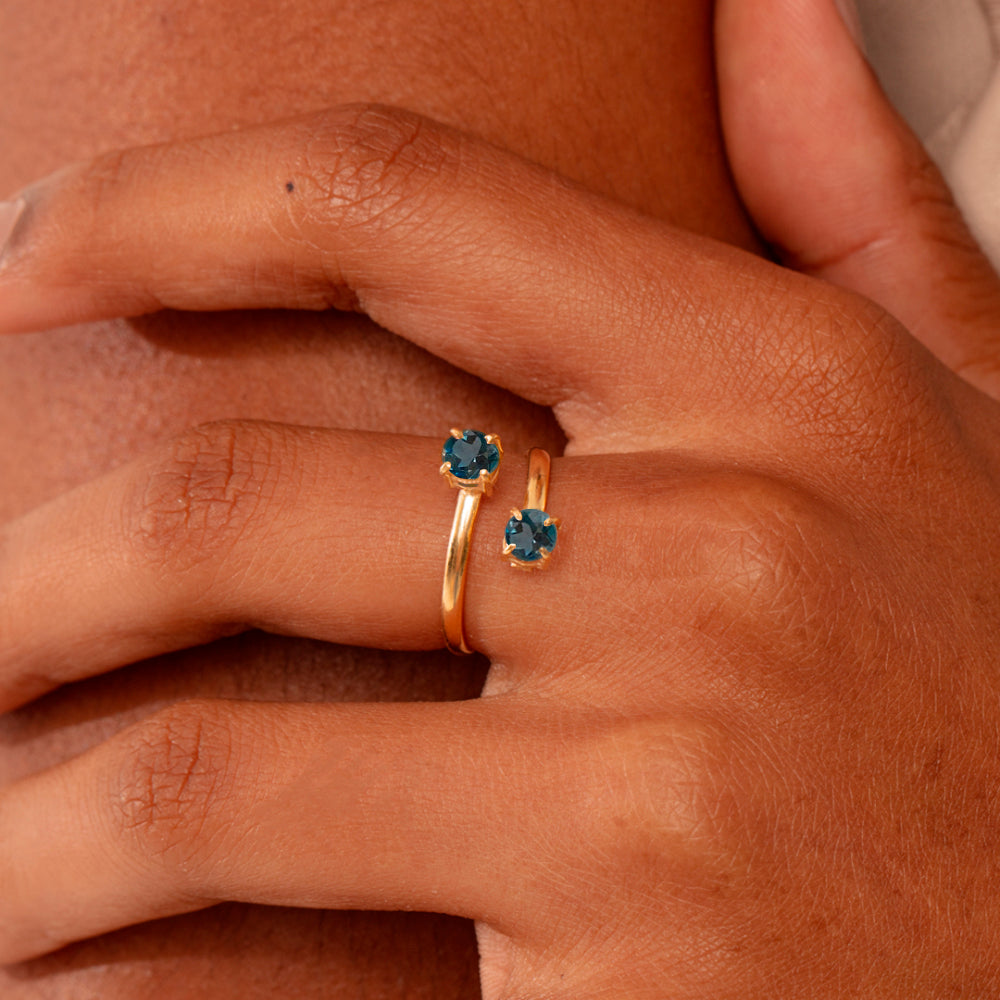 Anel Haal Redondo Duplo - Prata 925