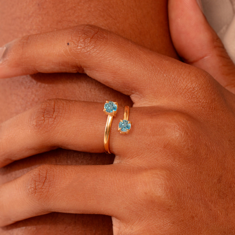 Anel Haal Redondo Duplo - Prata 925