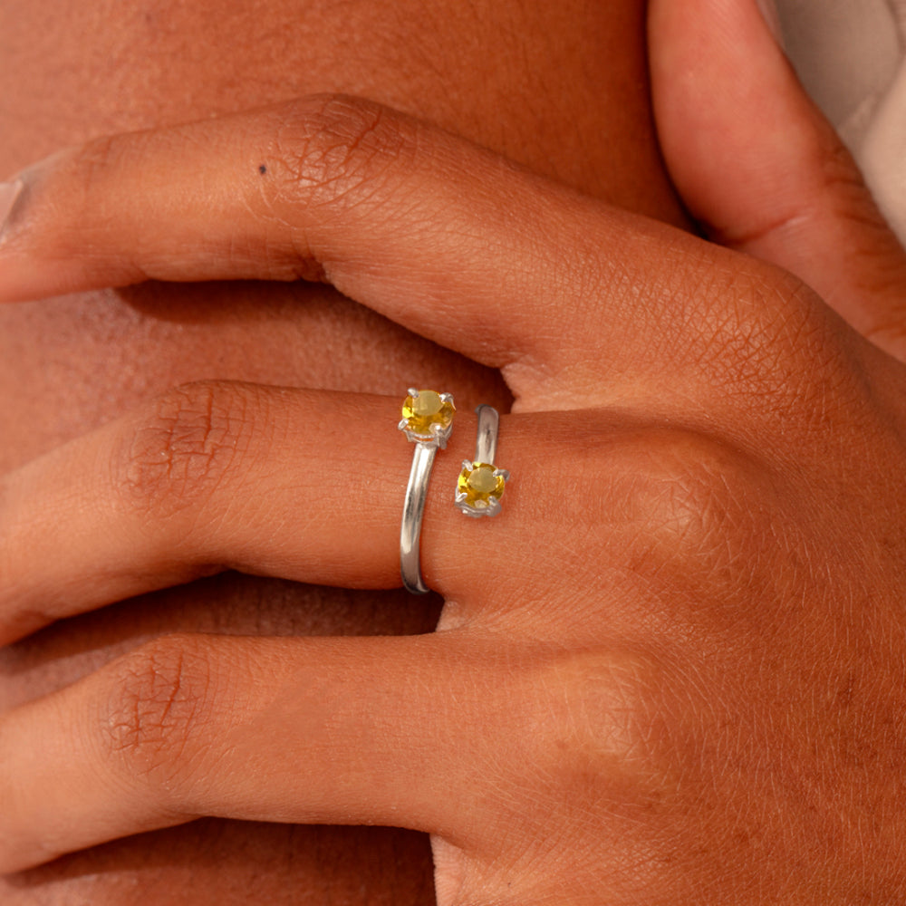 Anel Haal Redondo Duplo - Prata 925