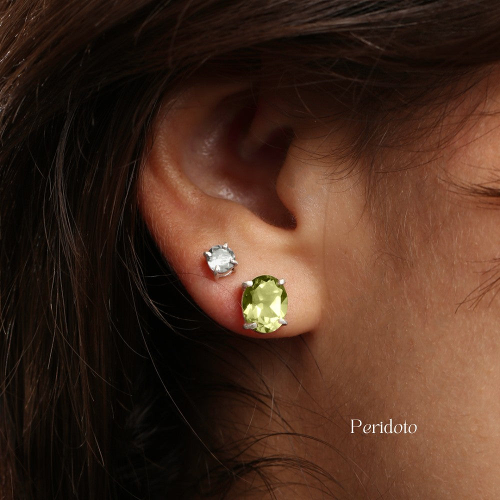 Brincos Haal Oval Marie - Prata 925