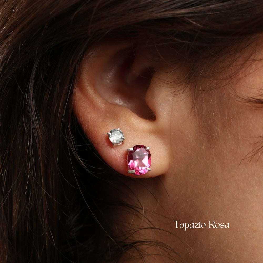 Brincos Haal Oval Marie - Prata 925