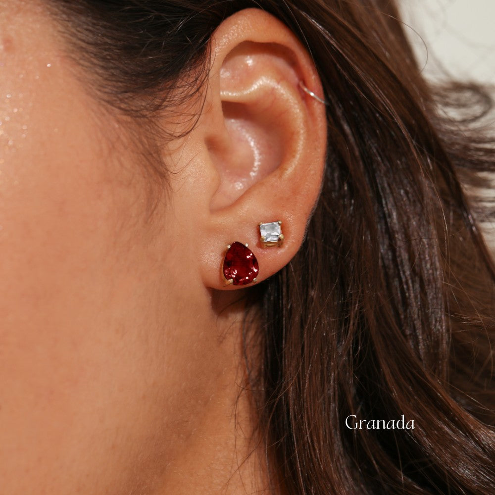 Brincos Haal Gota Gabriela - Prata 925