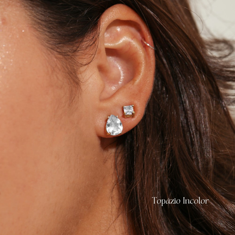 Brincos Haal Gota Gabriela - Prata 925
