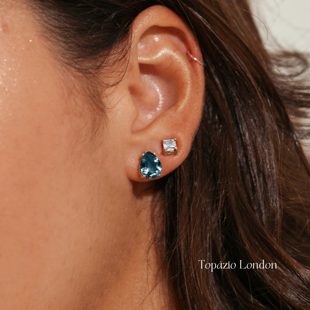 Brincos Haal Gota Gabriela - Prata 925