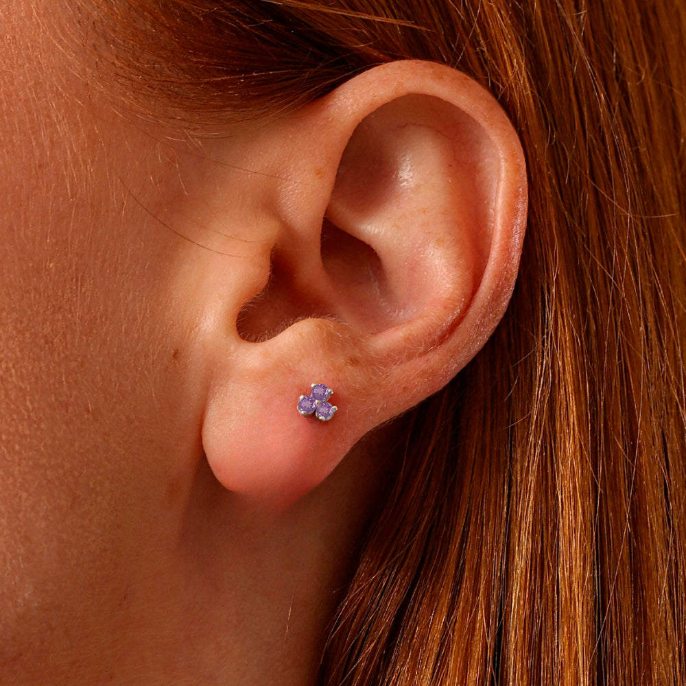 Brincos Haal Poá - Prata 925