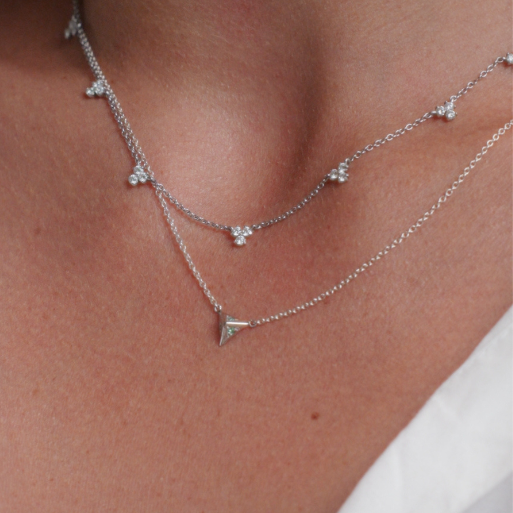 Colar Haal Pirâmide - Prata 925