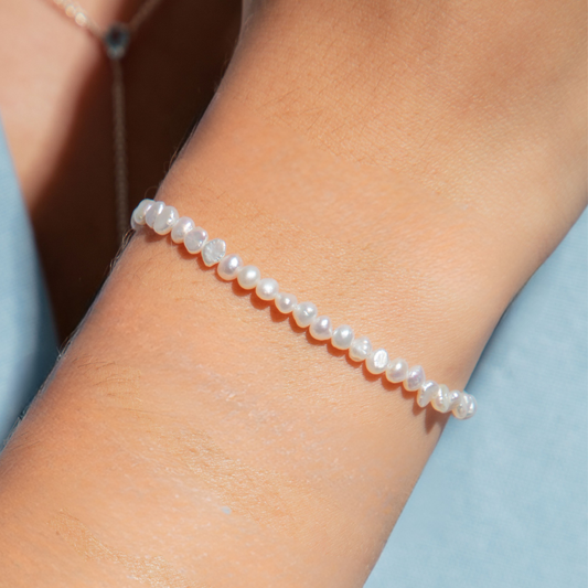 Pulseira Haal Pérolas Matisse - Prata 925