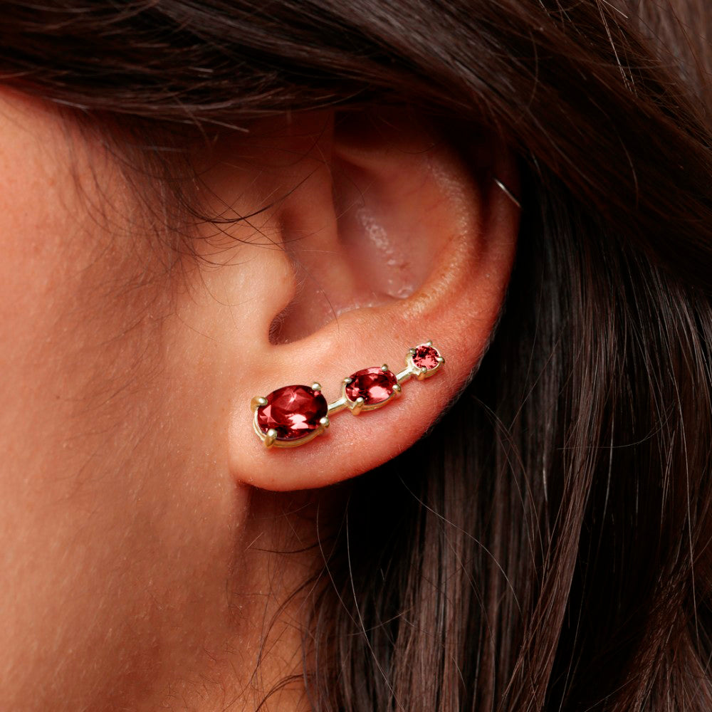 Brincos Haal EarCuff Babette - Prata 925