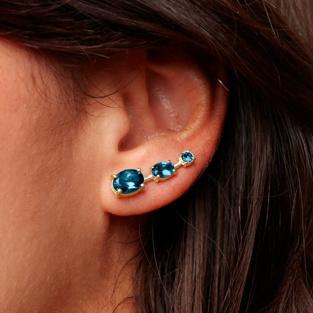 Brincos Haal EarCuff Babette - Prata 925