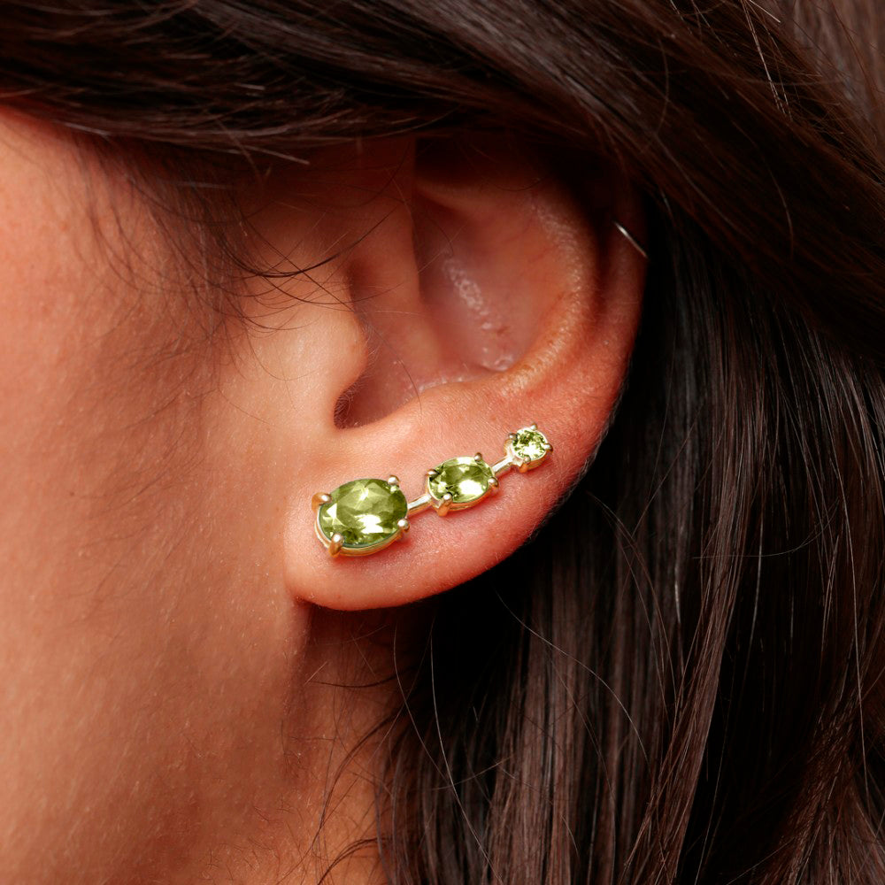 Brincos Haal EarCuff Babette - Prata 925