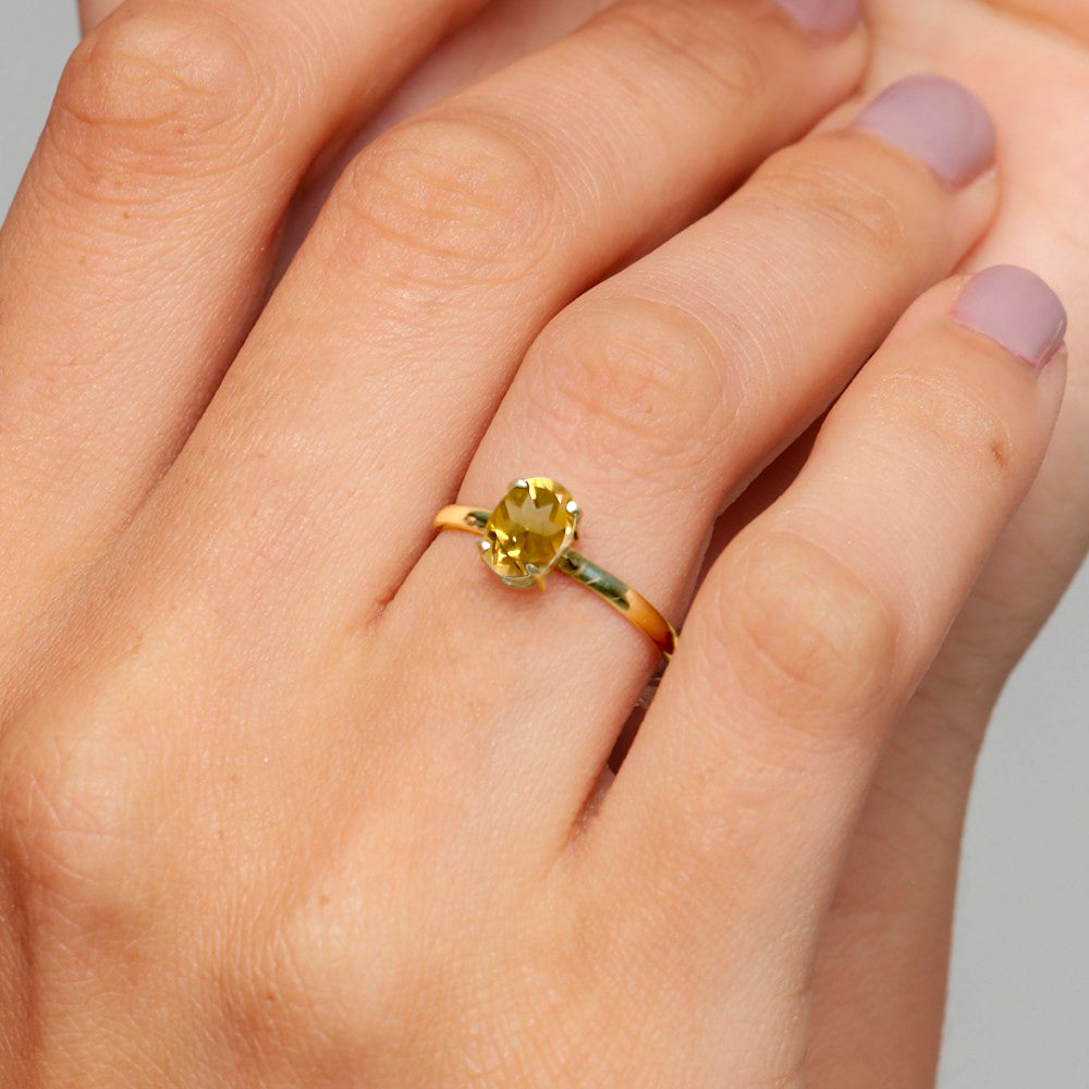 Anel Haal Oval Marie - Prata 925