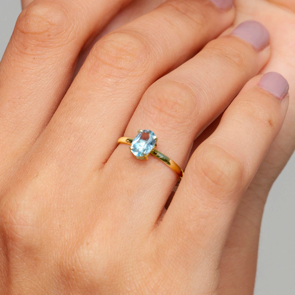 Anel Haal Oval Marie - Prata 925