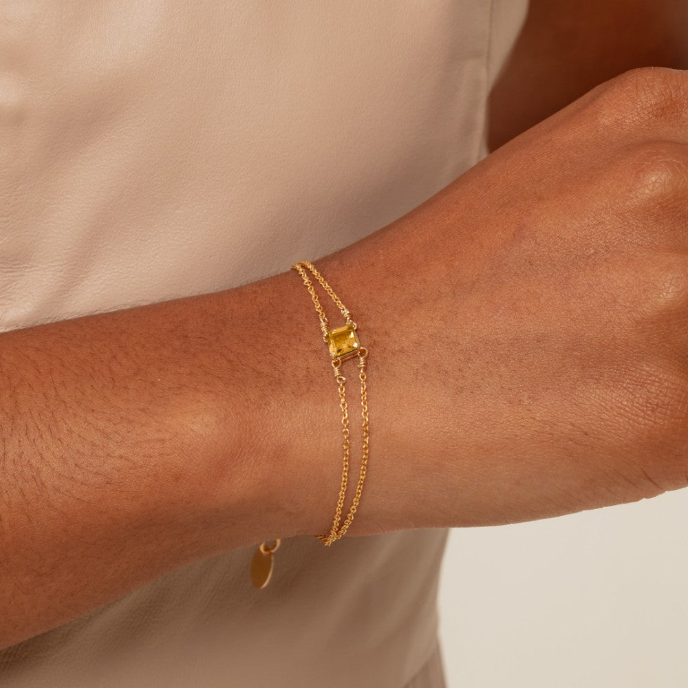 Pulseira Haal Carre Catarina - Prata 925