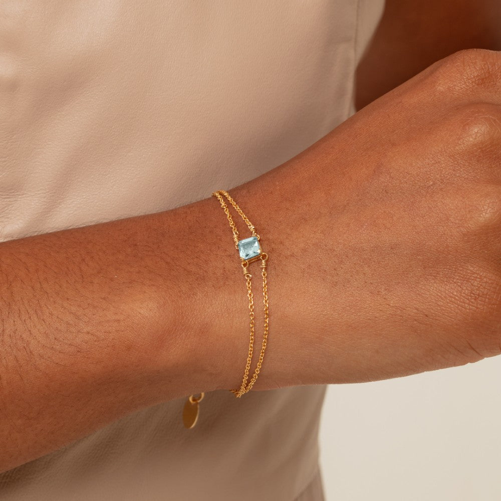 Pulseira Haal Carre Catarina - Prata 925