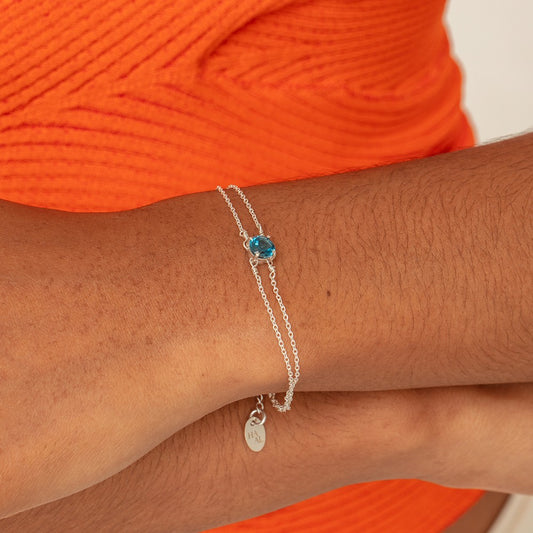 Pulseira Haal Redondo Olivia - Prata 925