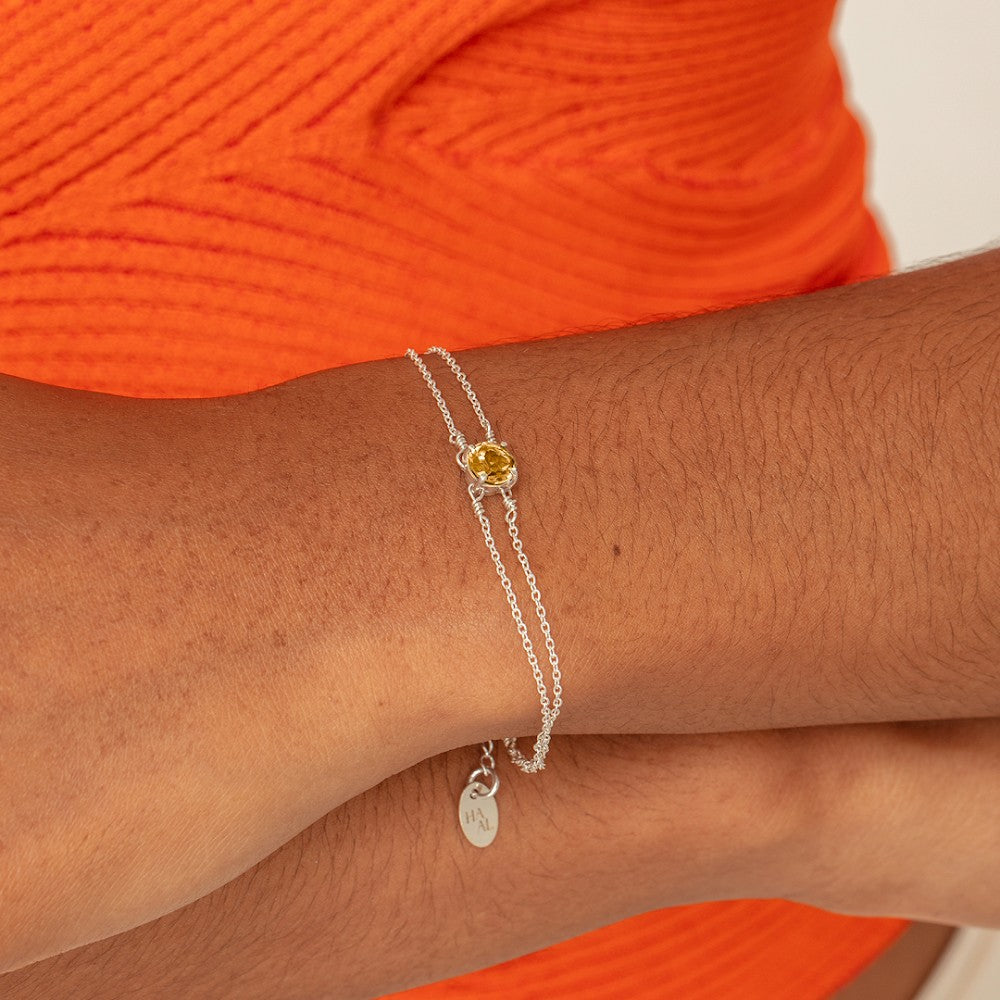 Pulseira Haal Redondo Olivia - Prata 925