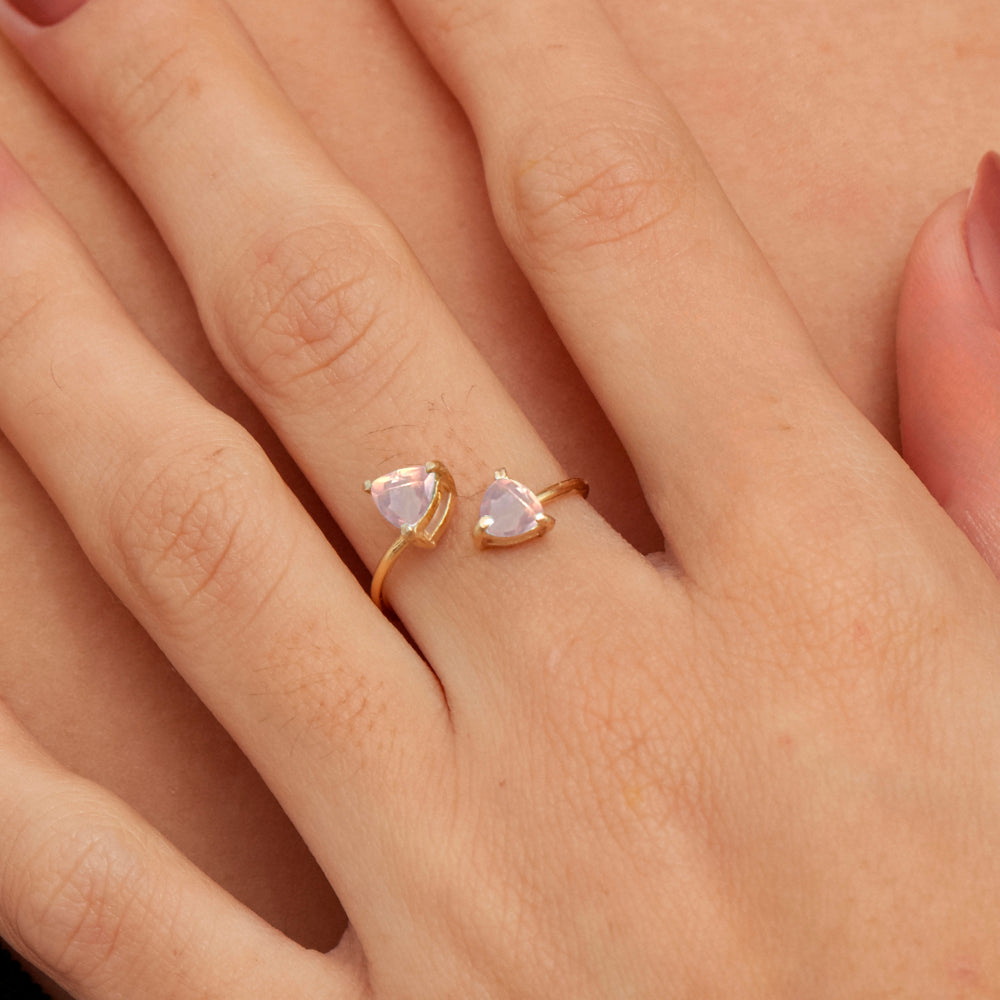 Anel Haal Trillion Tereza Duplo - Prata 925