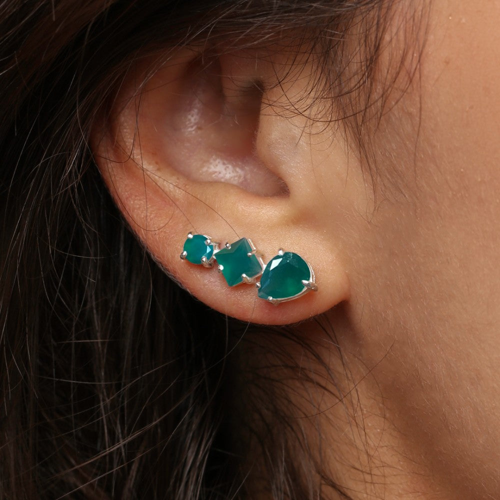 Brincos Haal EarCuff Amelie - Prata 925