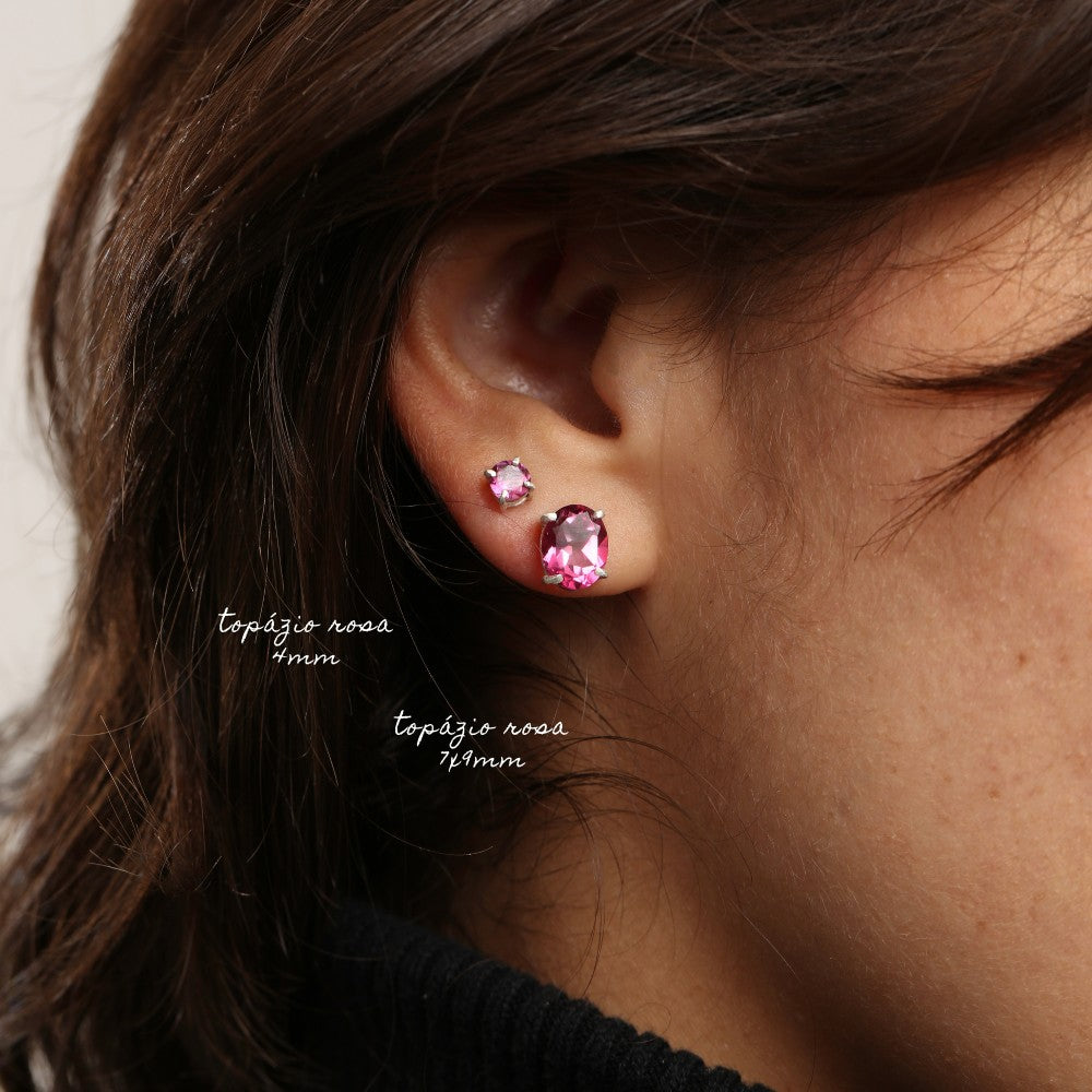 Brincos Haal Oval Marie - Prata 925