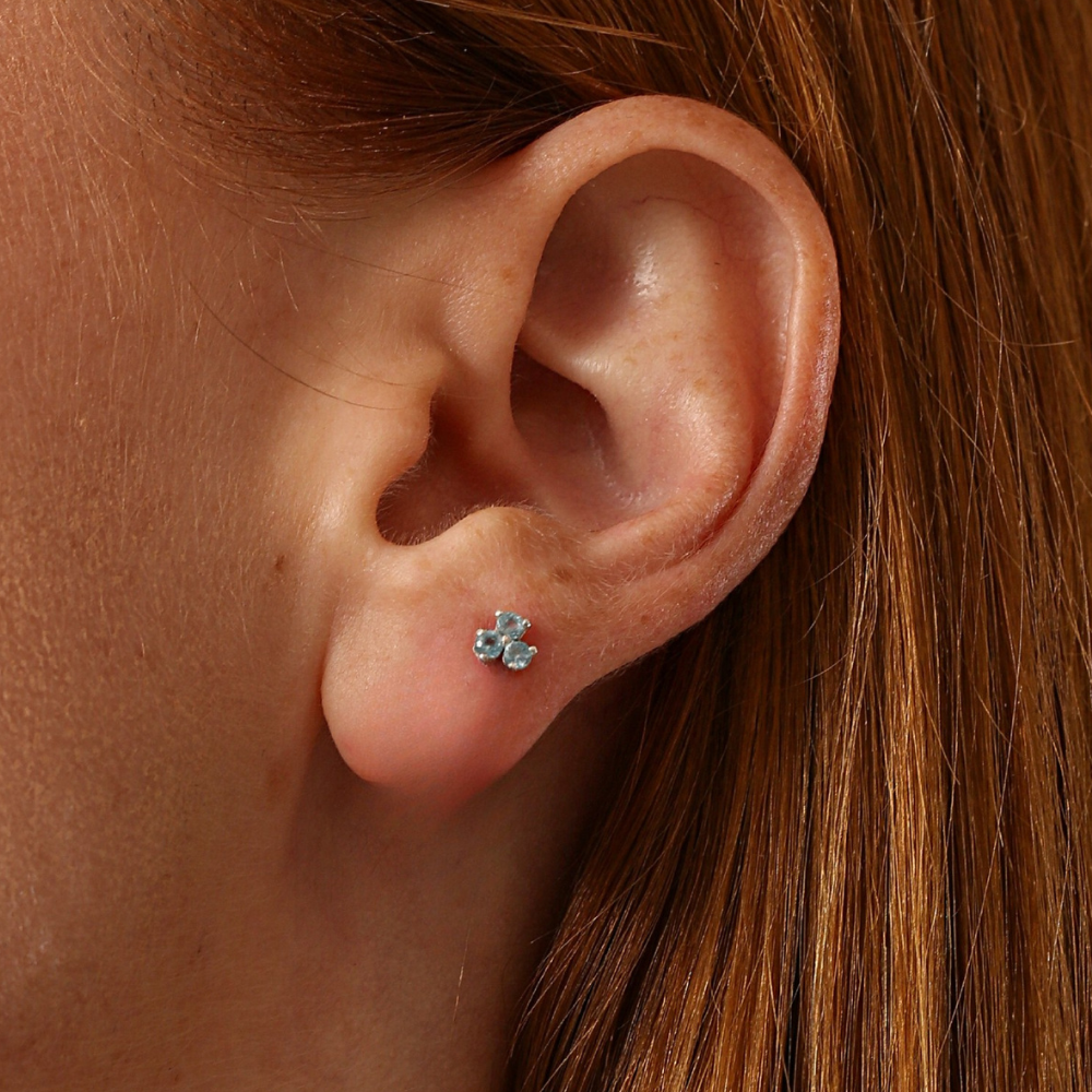 Brincos Haal Poá - Prata 925