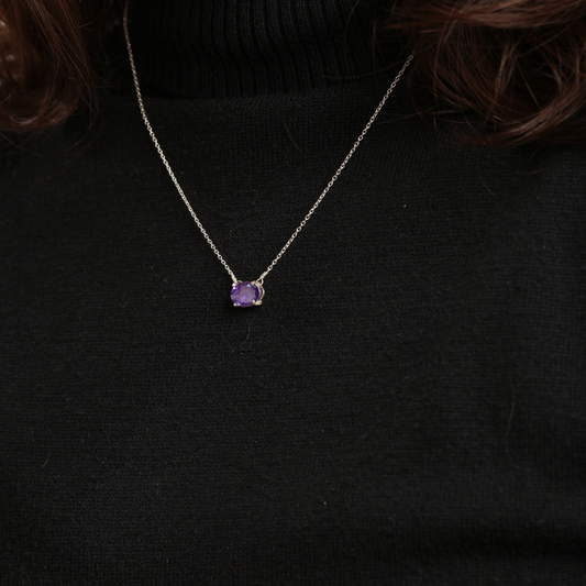 Colar Haal Oval Marie - Prata 925